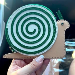 Kate Spade Snail 🐌 Coin Purse Bag Pouch Novelty